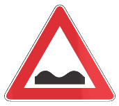 Segnale di strada deformata