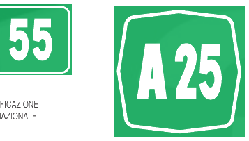 Segnale di identificazione autostrada
