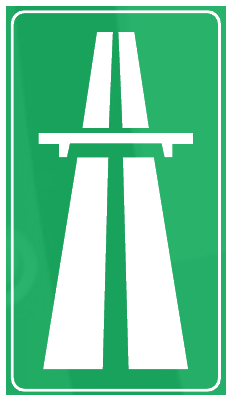 Segnale di inizio autostrada