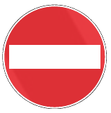 Segnale di senso vietato