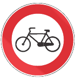 Transito vietato alle biciclette
